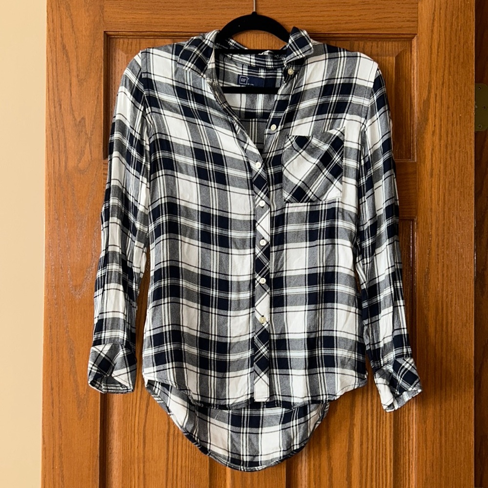 Gap Plaid Button Down - image 1